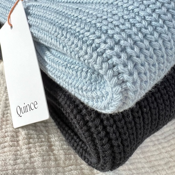 NWT SET/2 QUINCE 100% Organic Cotton Fisherman Boatneck Sweater SMALL NWT RARE! - Picture 2 of 11